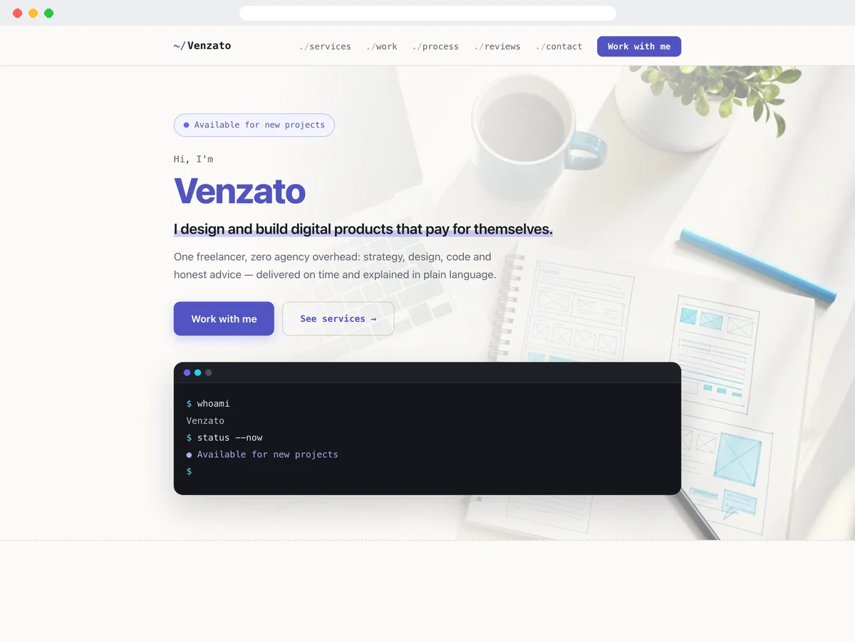 Vorlagenvorschau: Freelancer & Solopreneur