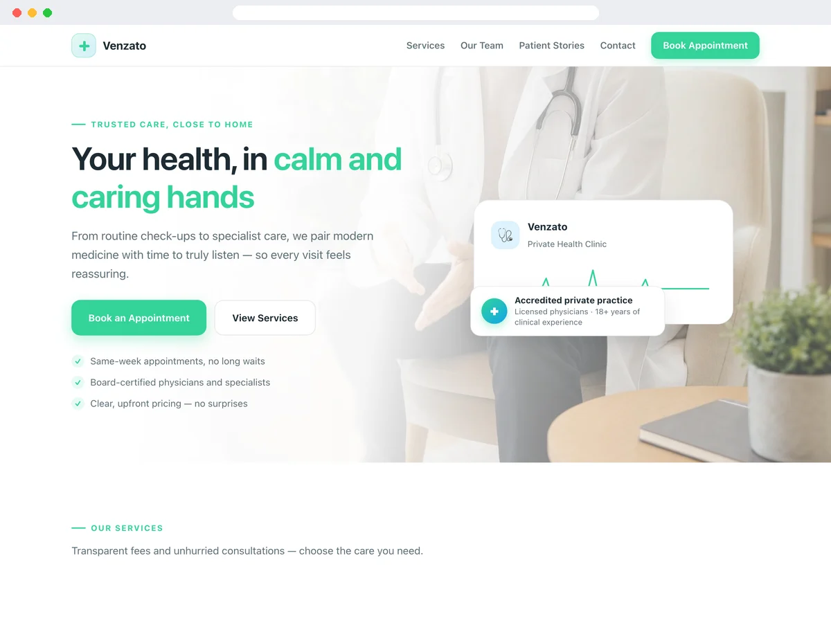 Vorlagenvorschau: Gesundheit & Wellness